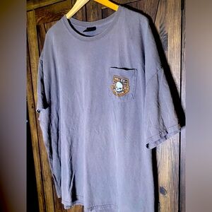 Harley-Davidson Grey Short-Sleeve Pocket Tee with Skull Patch